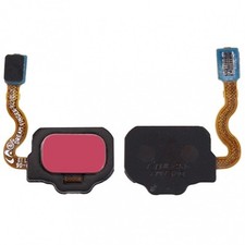 HOME BUTTON FOR SAMSUNG GALAXY S8 / S8 PLUS FLEX FINGERPRINT TOUCH ID CABLE RED