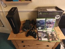 Boxed Xbox 360 Elite 120GB Console Bundle W/4 Games (2)