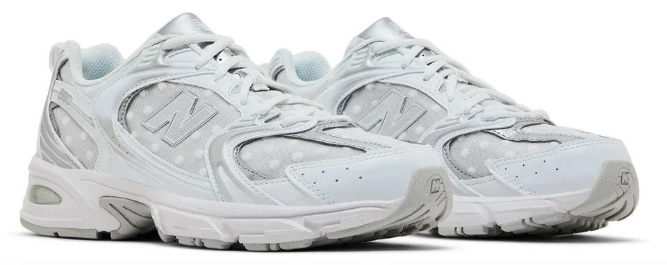 New Balance 530 'White Silver Metallic Polka Dots' - Image 3 of 3