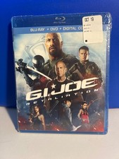 G.I Joe Retaliation Blu/Ray  DVD  Dig widescreen .  .  ..BRAND NEW  SEALED 