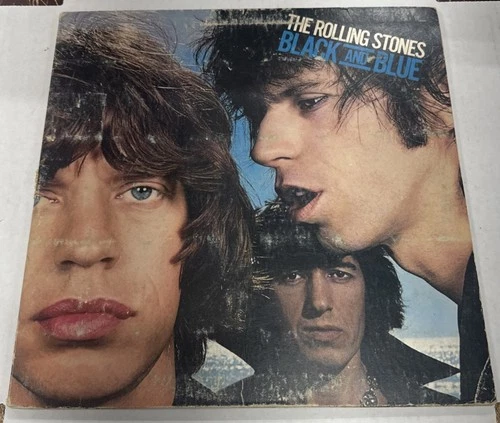 ROLLING STONES - BLACK AND BLUE - 1976 ROLLING STONES RECORDS LP - VG