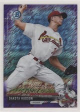2017 Bowman Chrome Prospects Purple Shimmer Refractor Dakota Hudson #BCP205 0c6