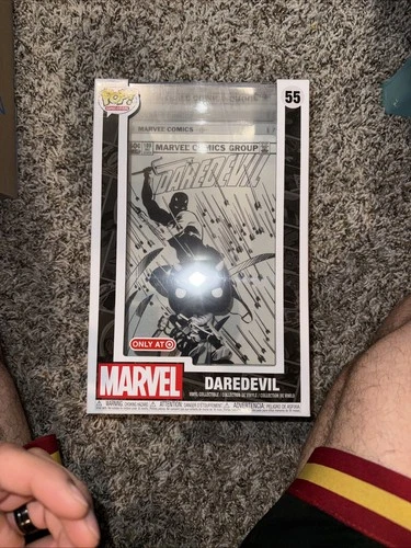 Funko POP! Daredevil Black and White # 55 TARGET EXCLUSIVE With Comic Cover