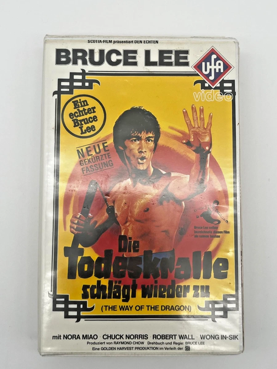 Bruce Lee Die Todeskralle schlägt wieder zu VHS 1981 UFA Erstauflage Großbox FSK