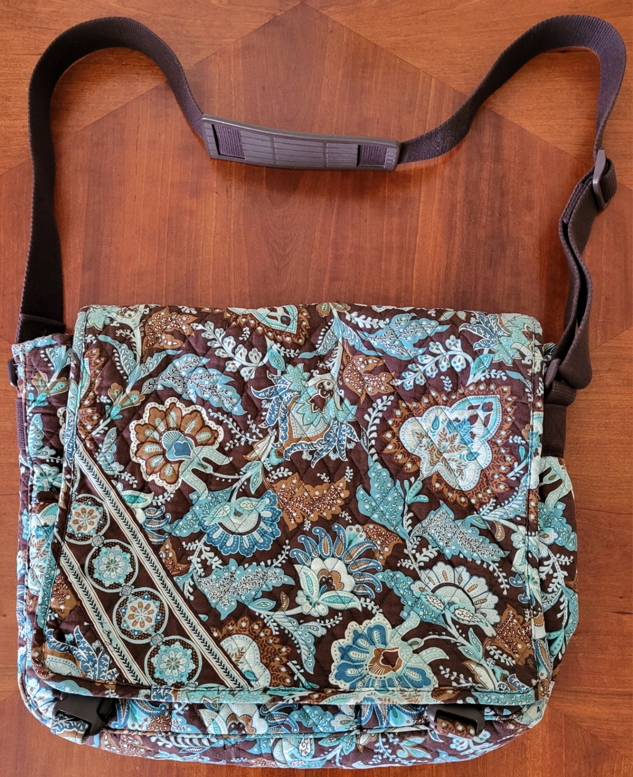 Vera Bradley Messenger Bag Java Blue (Retired Pri… - image 1