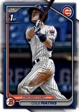 2024 Bowman Draft #BD-81 Cole Mathis CUBS