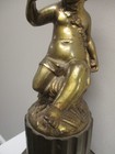 CHERUB Vint TBL.  Lamp 21  1/2" TO BULB OPEN gold tone  Metal  Hollywood Regency — photo 6