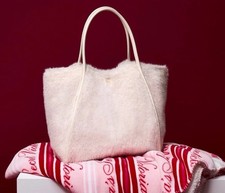 Victoria  s Secret Tote Bag  Blanket, Cozy Plush Fleece  Sherpa, NWT    
