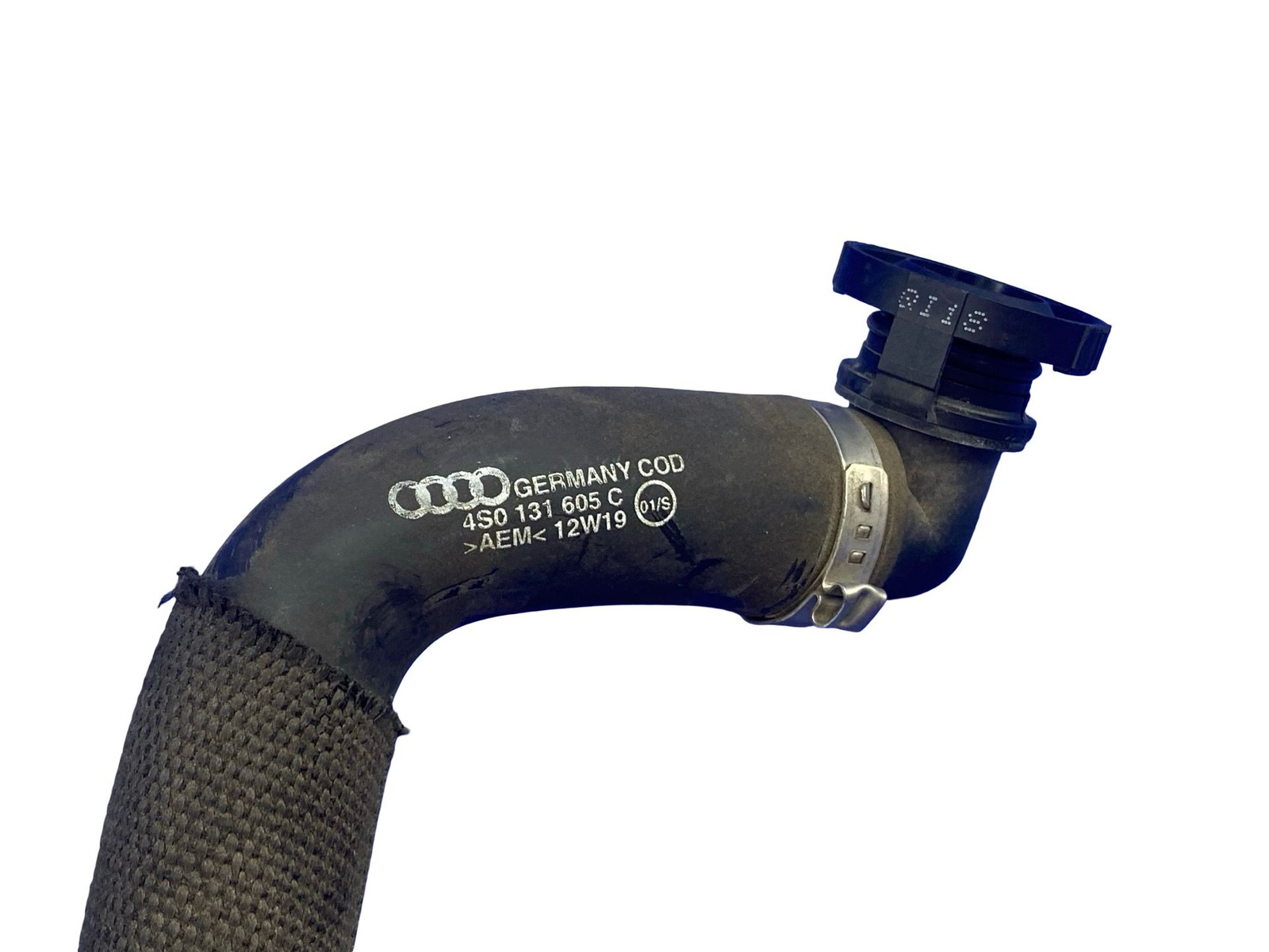 2017-2023 Audi R8 AWD 5.2L Connecting Coolant Cooler Hose Pipe Tube 4S0131605C