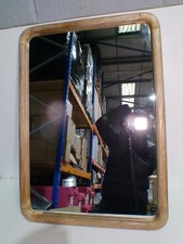 habitat chunky mango wood mirror 50 X 70Cm MARKS AROUND RIM