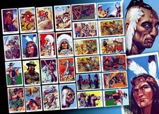 28 ALTE BUFFALO BILL LASSO  RENO BASTEI KAUGUMMI SAMMELBILDER 1960er BUBBLE GUM