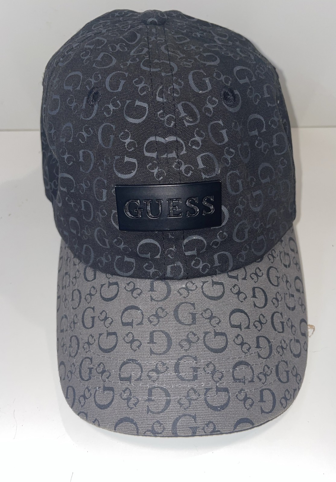 GUESS Allover Logo Monogram Strapback Baseball Ca… - image 1