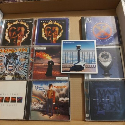 MARILLION 10 CD LOT HOLIDAYS MISPLACED SUNLIGHT MADE AGAIN RADIATION B'SIDES 