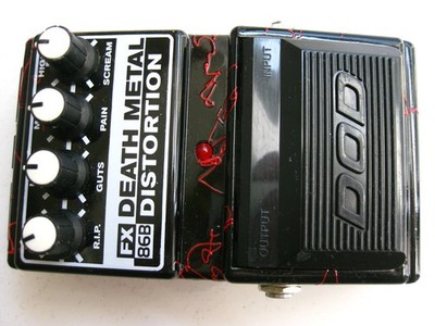 Vintage DOD FX86-B Death Metal Distortion Guitar Effect Pedal