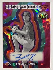 2026 LEAF METAL BASEBALL TYLER BREMNER TRUE #1/1 CRYSTAL AUTO CARD #DA-TB1