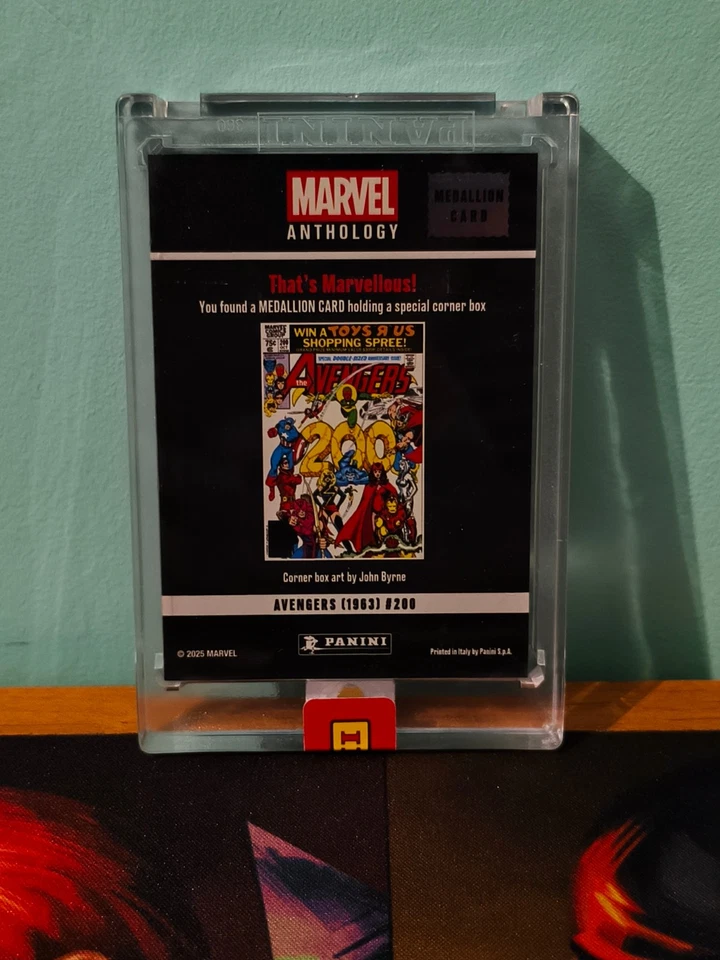 2026 Panini Marvel Anthology Medallion Card Avengers MCU Card - Photo 3/3