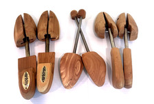VTG LOT 3 Pair Cedar Wood Shoe Trees Stretchers Forms Shapers Sizes S NORDSTROM