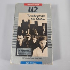 U2 The Unforgettable Fire Collection Betamax 1984 RCA Columbia