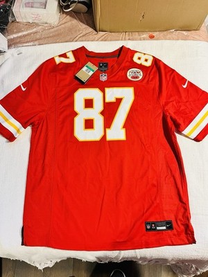 XL MENS Travis Kelce Kansas City Chiefs N I K E On Field Players Game Jersey