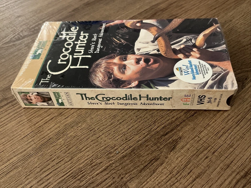 The Crocodile Hunter Steve's Most Dangerous Adventures VHS 2000 *SEALED NEW* - Image 3 of 4