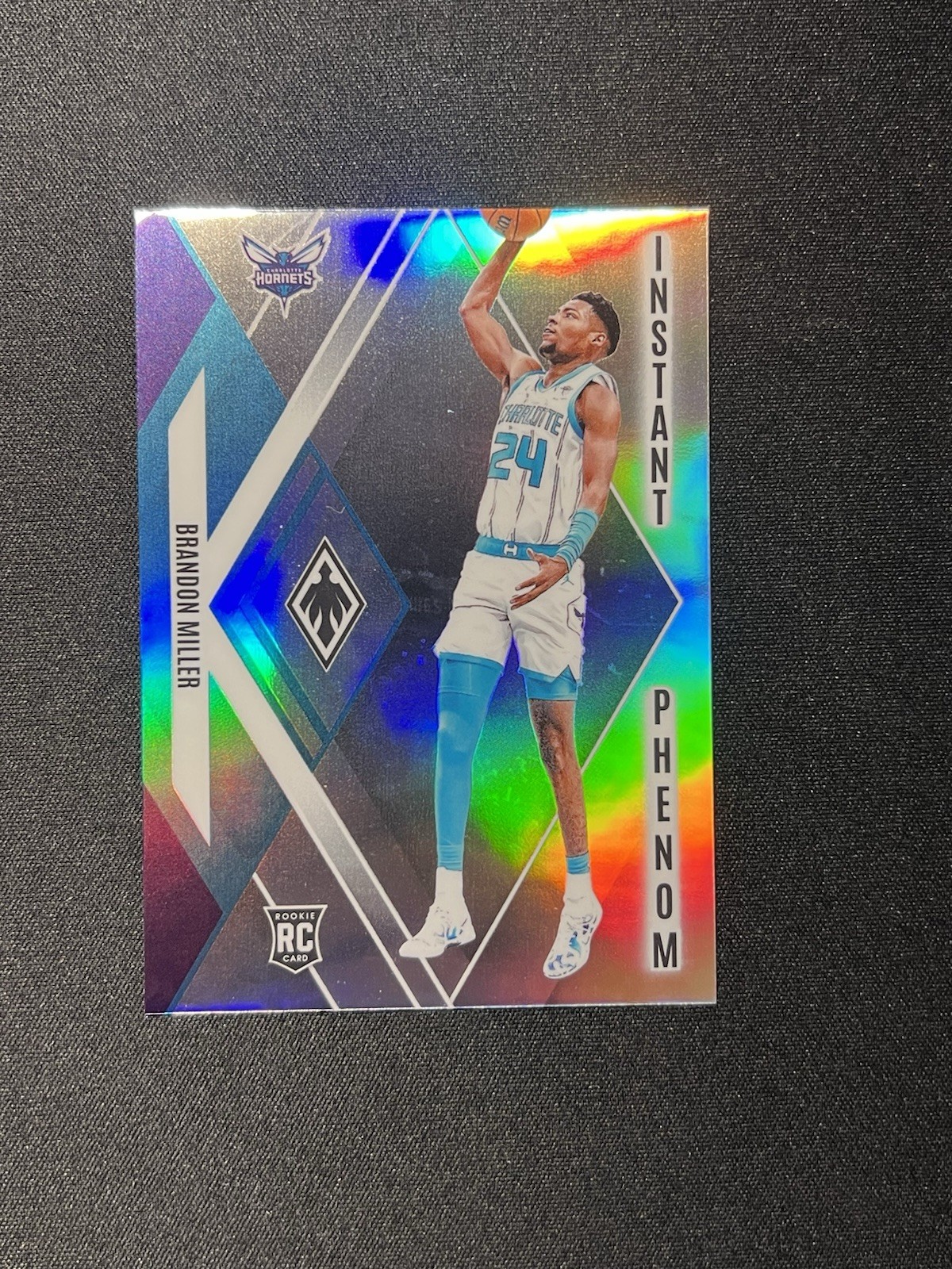 2023-24 Phoenix Brandon Miller Instant Phenom RC Silver #24 Hornets