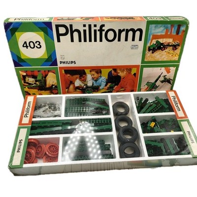 Philips Philiform No403 Vintage 1960s Building Construction Brick Toy NEW Sealed