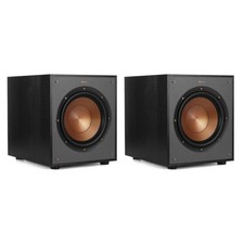 Klipsch Klipsch R-100SW 300W Subwoofer, 10" Active Home Theater Subwoofer, Pair