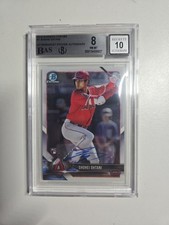 2018 Bowman Chrome Chrome Rookie Autographs Shohei Ohtani BGS 8 Auto 10 🚀🔥🚀