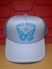 Dolly Parton Blue Snapback Cap Butterfly Logo...