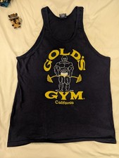 Vintage 90s Gold s Gym California tank top Size XL Fits Medium 19x27