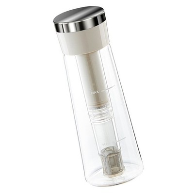 Leak proof Heat Cold Brews Coffee Pitcher With Filter For Hiking Picnics Easy