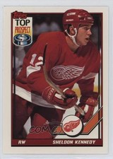 1991-92 Topps Sheldon Kennedy #317 10ou