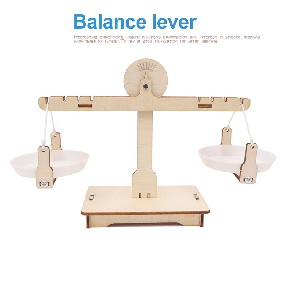 Schale Math Balance Scale Lever Wooden Weighing Scale Science Math Teaching Scale ...