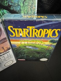 Nintendo NES la Batalla del Olimpo y StarTropics CIB Aut&eacute;nticos Juegos de rol OEM
