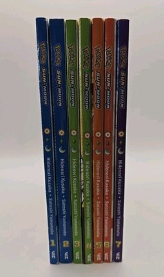 Pokemon: Sun and Moon Manga Volumes 1-7 English Graphic Novels | eBay