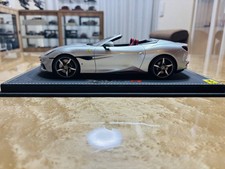 BBR 1 18 Ferrari Portofino M Grigio alloy closed Ferrari Portofino Silver Limite