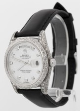Rolex Day-Date President MOP DIAMOND 36mm 18K White Gold Automatic Watch 18039 3