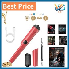 Waterproof Rechargeable Metal Detector Pinpointer   Underwater 10ft, High Sen...