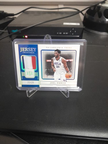 Joel Embiid #JT-IID 2022 Panini National Treasures Jersey card