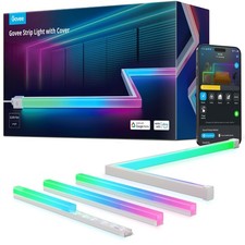 Govee RGBIC LED Strip Lights 32.8ft with Covers, Smart Lights Work with Alexa...