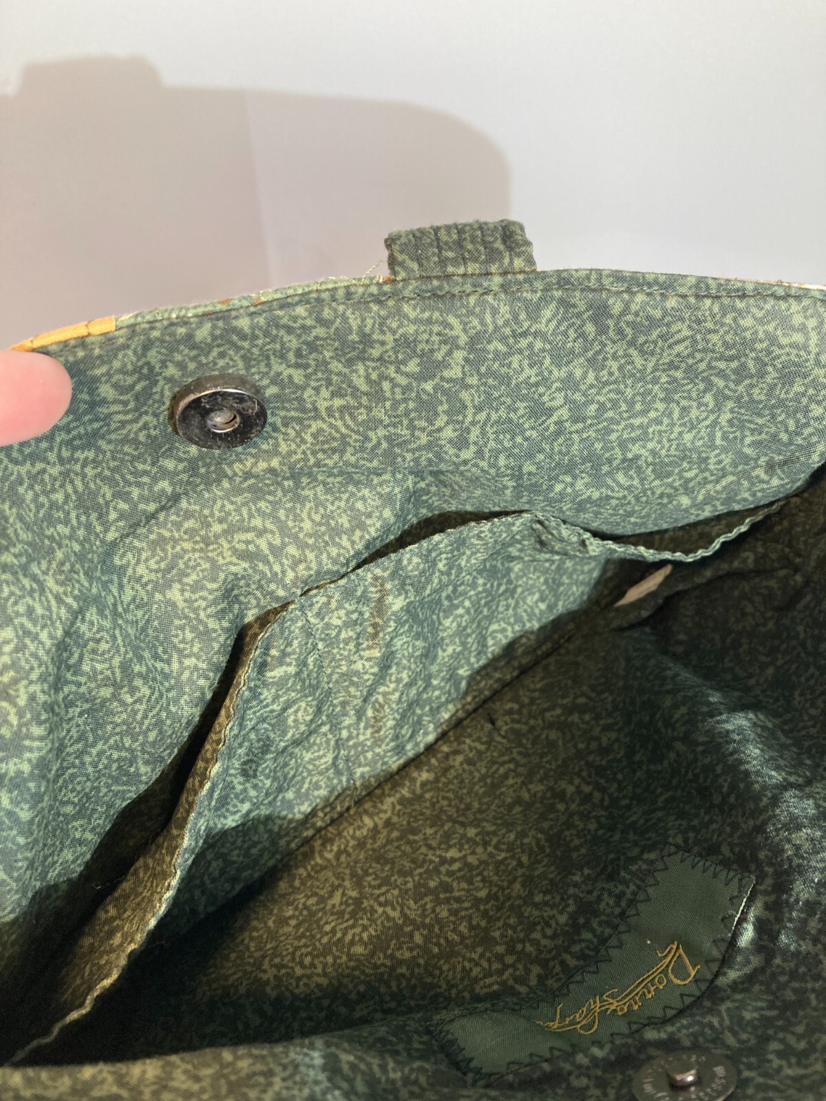 Donna Sharp Quilted Patchwork Multi-colored Purse… - image 8