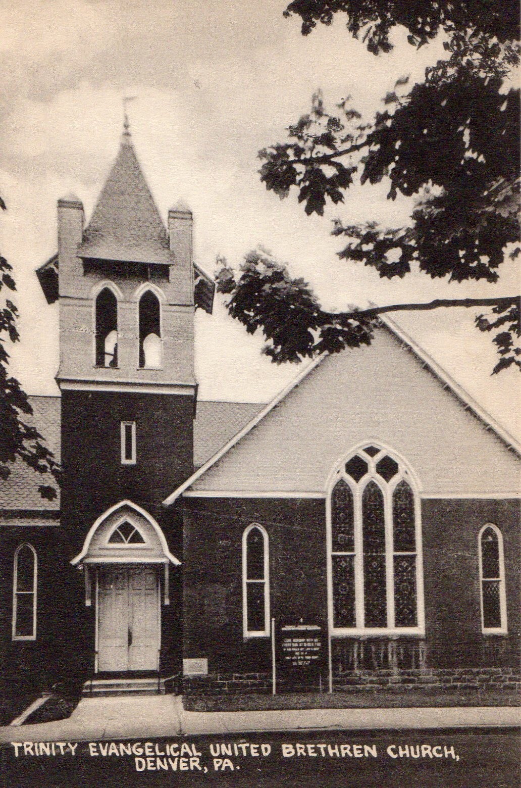 Trinity Evangelical United Brethren Church in Denver PA OLD
