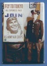 JIMMY DOOLITTLE *2x3 MAGNET* MILITARY GENERAL AVIATION PIONEER WW2 JAPAN RAIDS