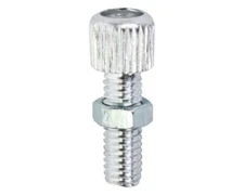 Sunlite Barrel Adjuster With Lock Nut (Silver) (1) [BK808CPZ]