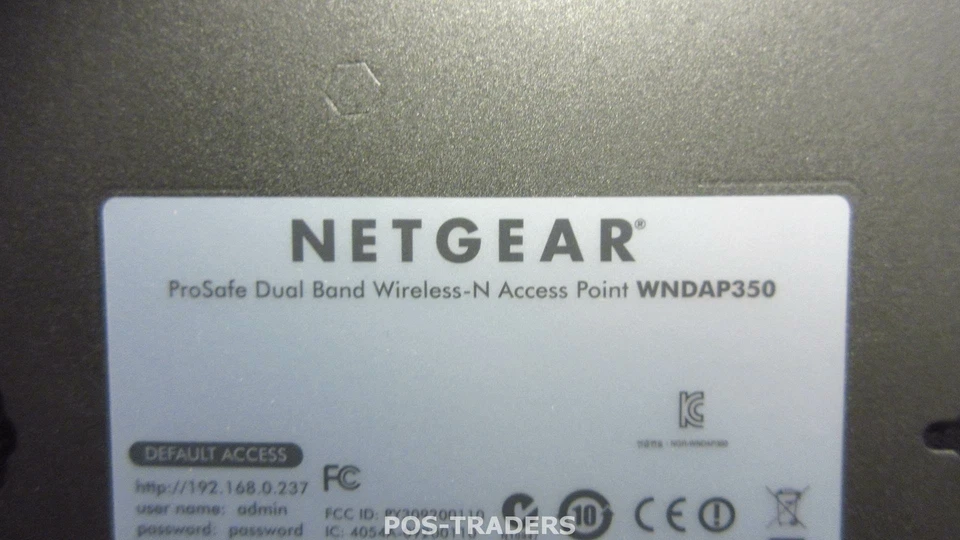 NETGEAR ProSAFE WNDAP350 Dual Band Wireless-N Access Point INCL PSU & 2x ANTENAS - Bild 4 von 4