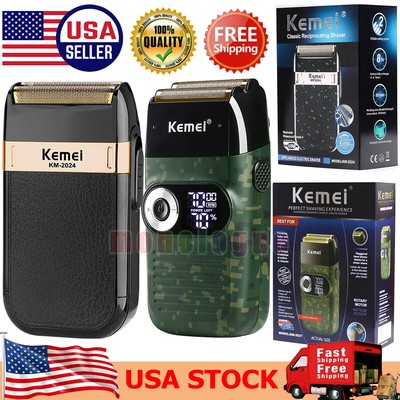 KEMEI 2024 Electric Shaver Trimmer Razor Rechargeable Hair Beard Shaving Machine