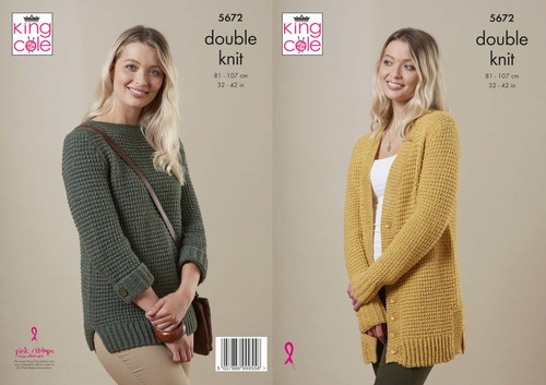 King Cole Ladies Double Knit Knitting 