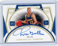2020-21 Panini National Treasures Treasures Of The Hall Gold Auto Chris Mullin