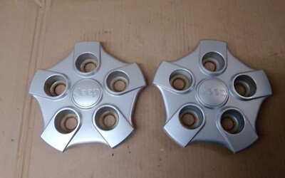 2011 JEEP PATRIOT SET OF TWO CENTER CAPS FOR 16'' STEEL WHEEL 9077