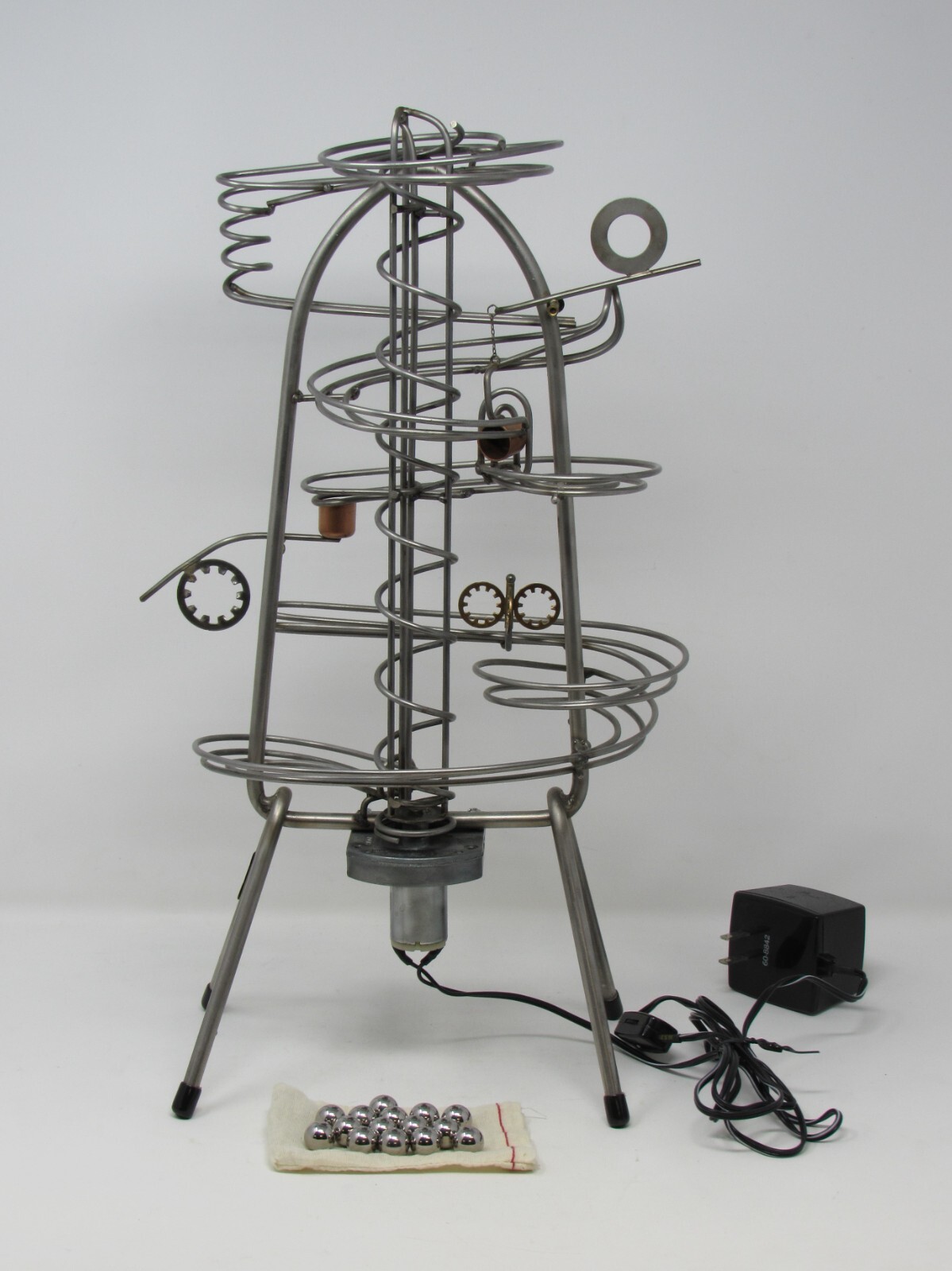 Jeffrey Zachmann Studios Art Rolling Ball Sculpture Vintage MCM